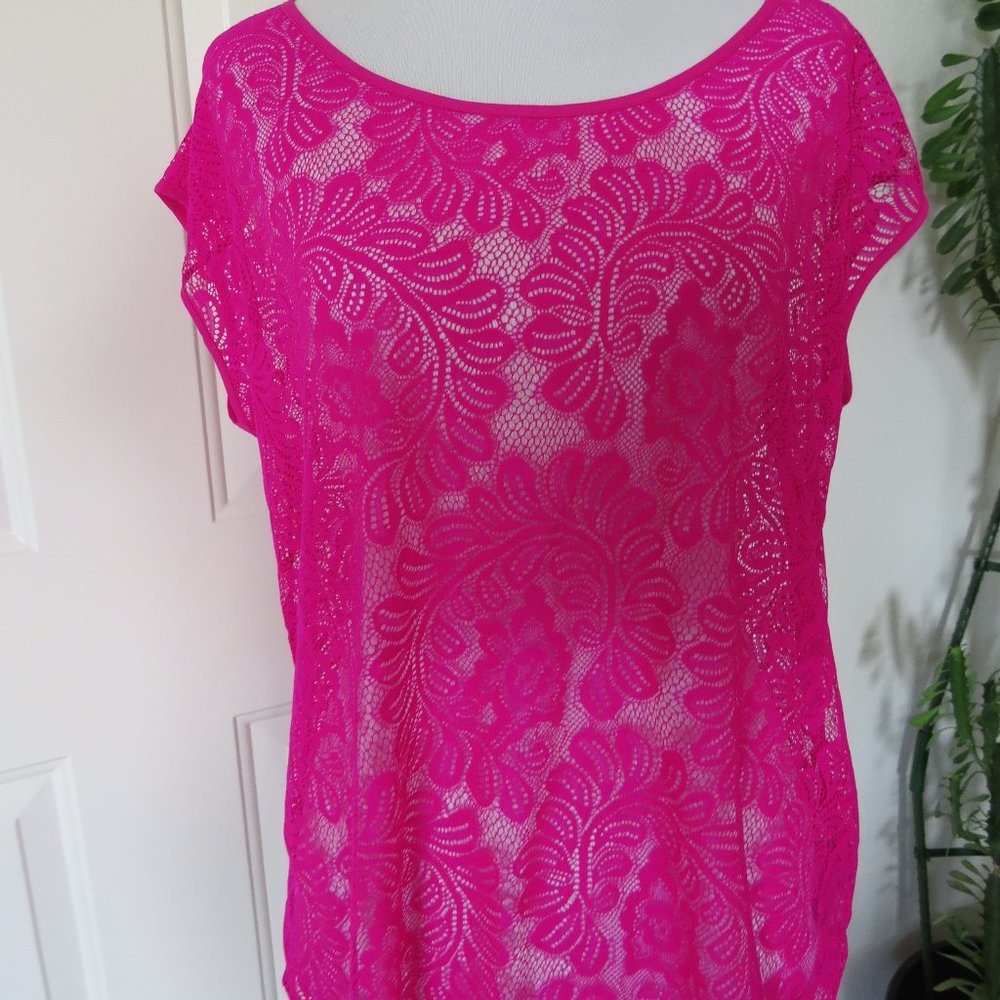 Hot Pink Cover Up